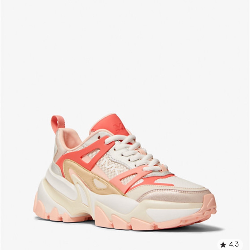 Michael Kors Nick Mixed-Media Trainers